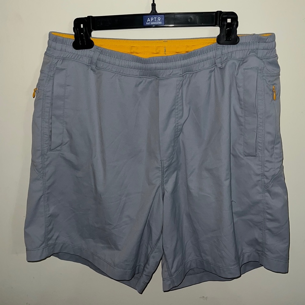 Birddogs “Forrest Pumps” Khaki Shorts | Steel Blue | XXL | 7” inseam | Good